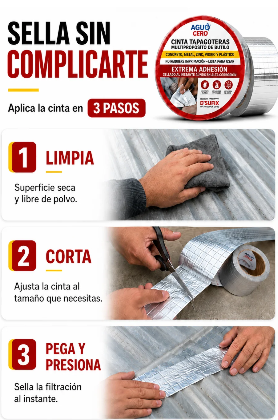 Sella sin complicarte: 3 pasos