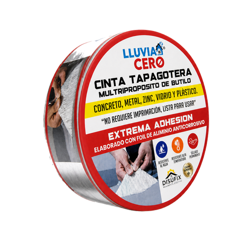 Cinta Tapagotera Lluvia Cero, rollo